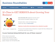 Tablet Screenshot of businessroundtables.com